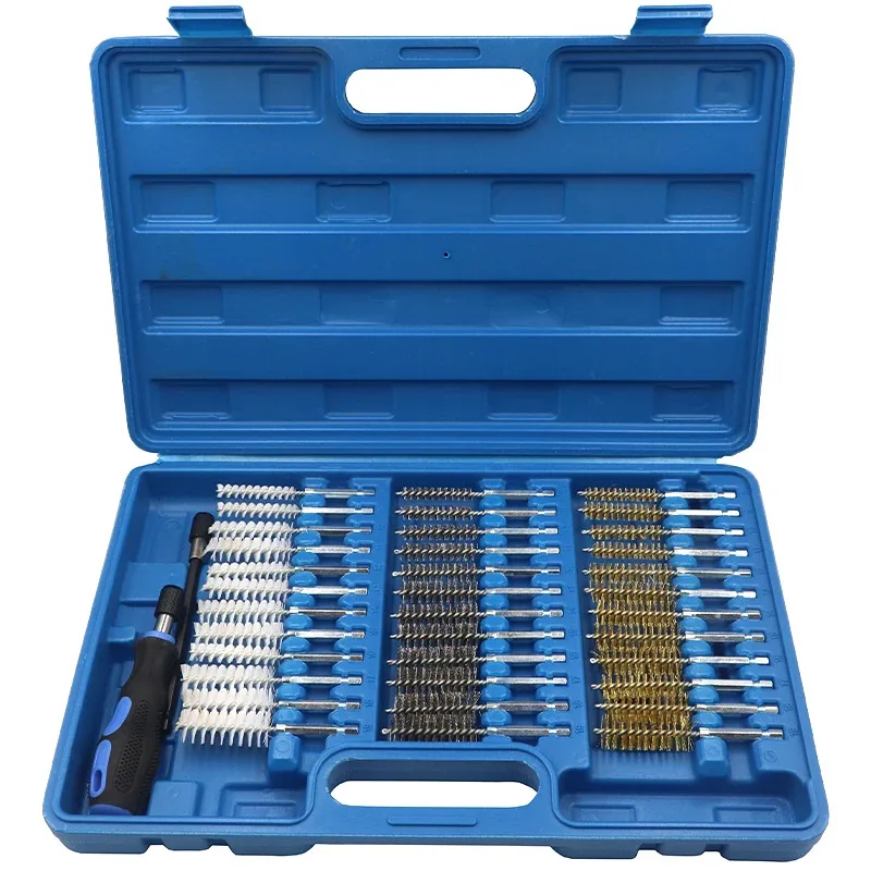 38PCS/Set Hexagon Handle Cleaning Tube Brush Aluminum Alloy Handle Steel Wire Brush Metal Tool Tube Brush Set
38PCS/Set Hexagon Handle Cleaning Tube Brush Aluminum Alloy Handle Steel Wire Brush Metal Tool Tube Brush Set