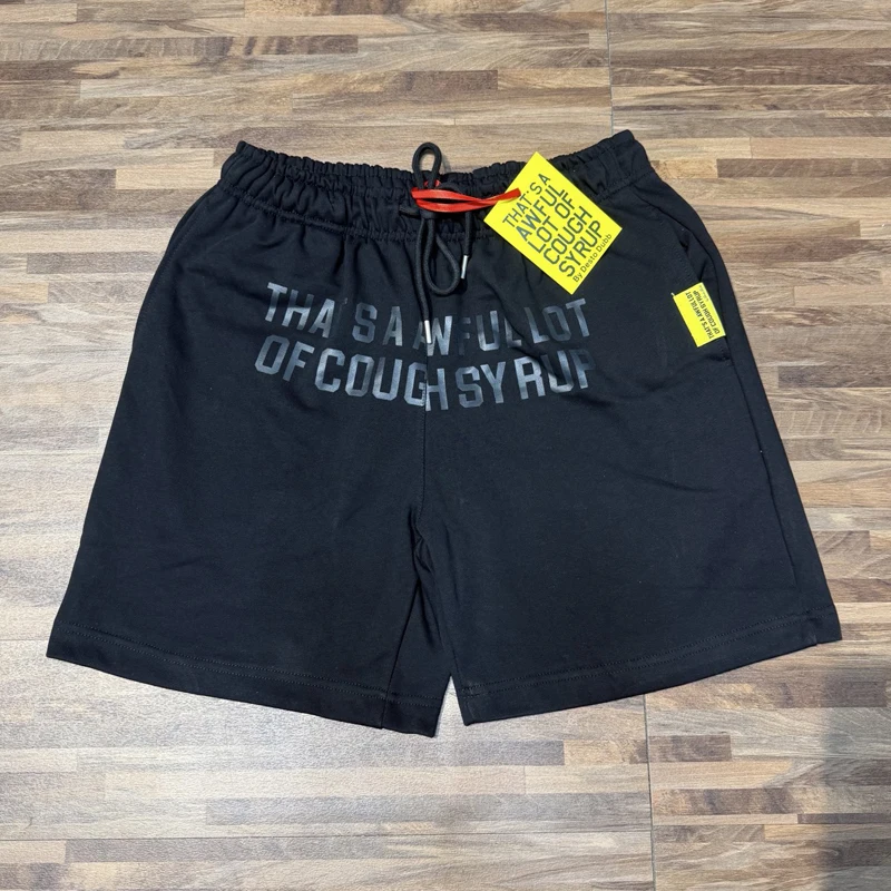 New Men's Women's Letter Print Stylish Versatile That's A Awful Lot of Cough Syrup Shorts American Style Casual Shorts
New Men's Women's Letter Print Stylish Versatile That's A Awful Lot of Cough Syrup Shorts American Style Casual Shorts