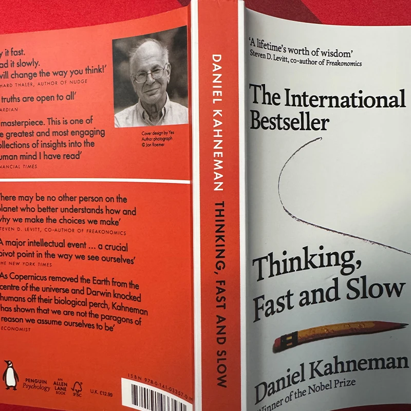 Thinking Fast and Slow by Daniel Kahneman Nobel Prize Behavioral Economics Self Help Book
Thinking Fast and Slow by Daniel Kahneman Nobel Prize Behavioral Economics Self Help Book