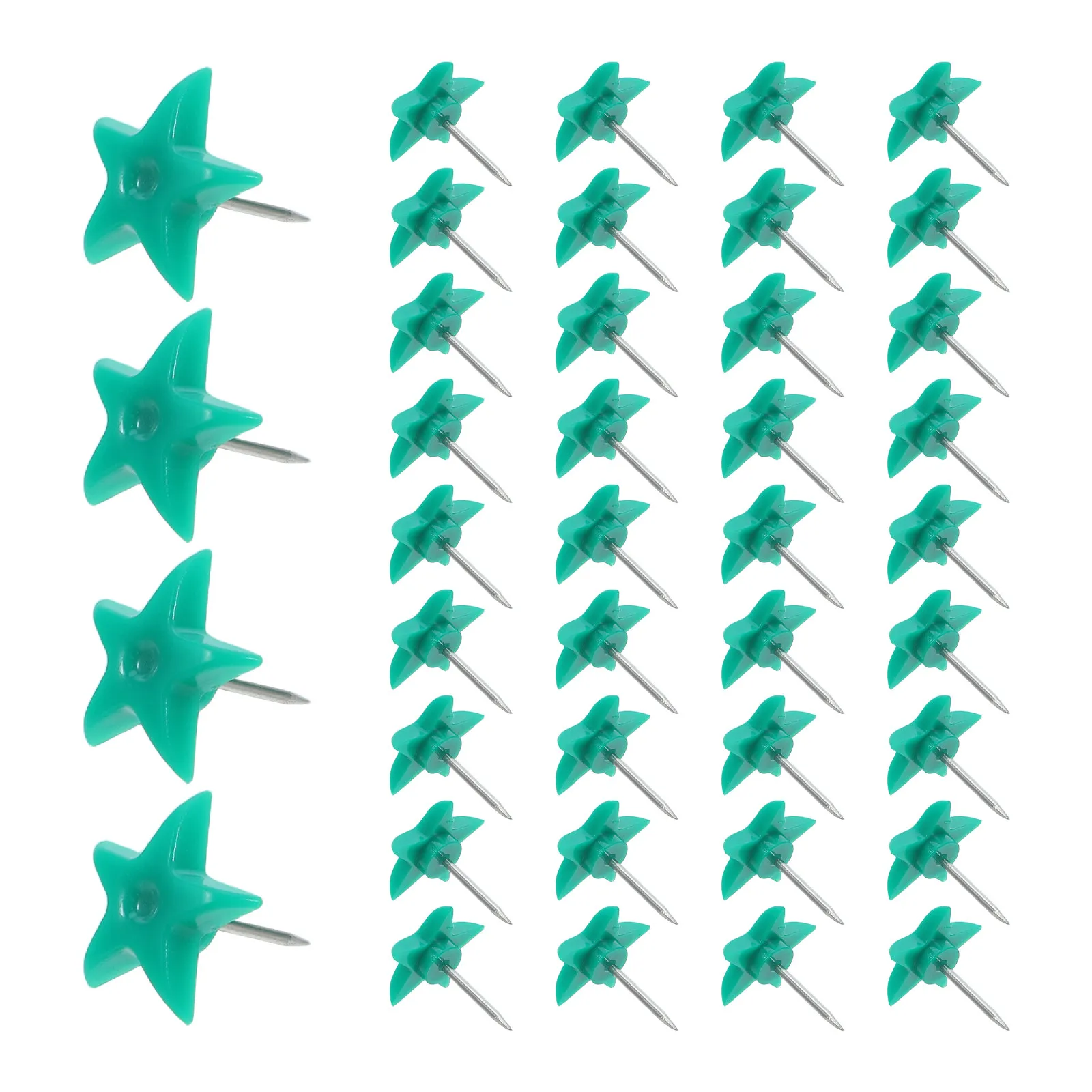 50Pcs Colored Star Push Pins Five-Pointed Thumbtacks for Bulletin Board Cork Board Photo Wall Map Office Classroom Decoration
50Pcs Colored Star Push Pins Five-Pointed Thumbtacks for Bulletin Board Cork Board Photo Wall Map Office Classroom Decoration