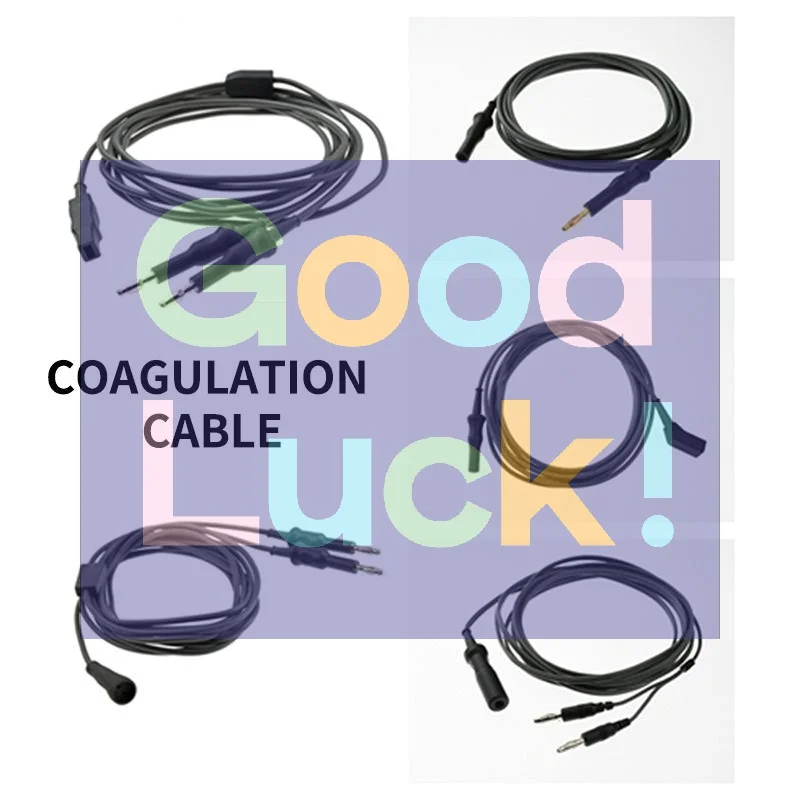 【WA】Reusable Monopolar Forceps Cable Silicone Wire With 3/4/5/6.3/8mm Banana Male Female Connector
【WA】Reusable Monopolar Forceps Cable Silicone Wire With 3/4/5/6.3/8mm Banana Male Female Connector