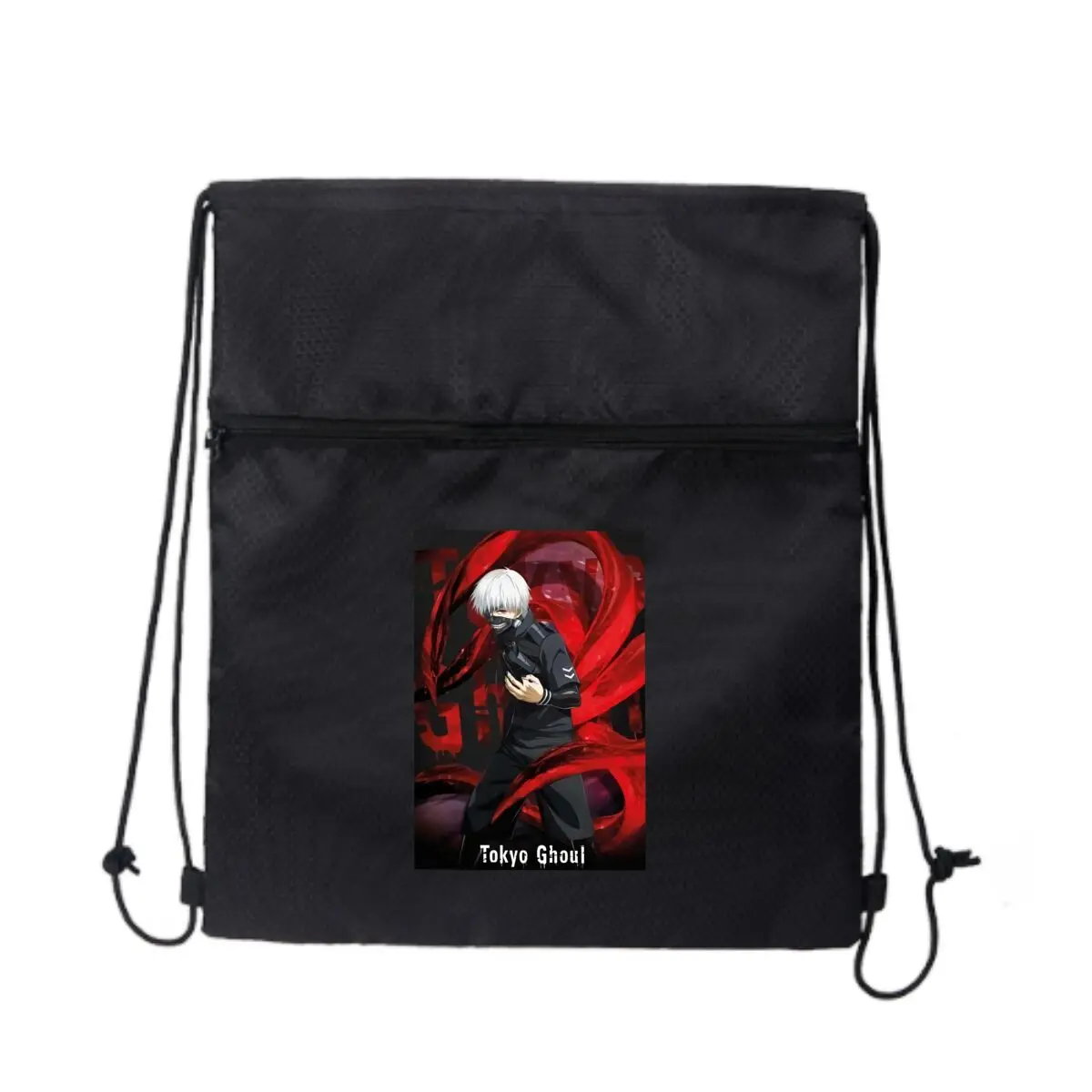 Черная сверхлегкая уличная сумка на молнии на шнурке Tokyo Ghoul, идеально подходящая для коротких походов
Черная сверхлегкая уличная сумка на молнии на шнурке Tokyo Ghoul, идеально подходящая для коротких походов