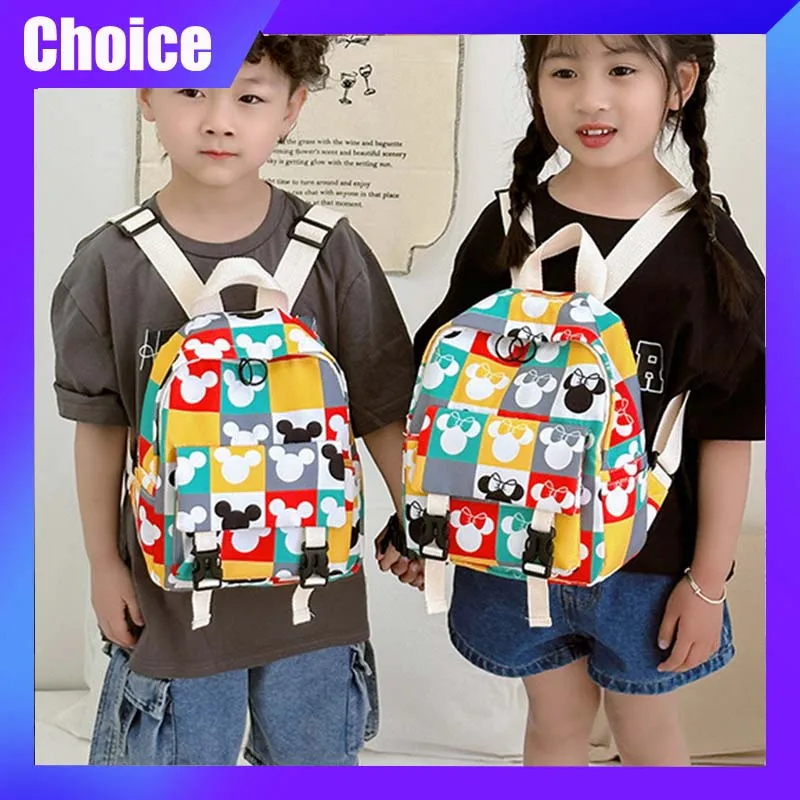 Disney Minnie Mickey Kids Backpack Tartan Cartoon Cute Pink Backpack Kawaii Student Bag Anime Casual Outdoor Travel Bag Gift
Disney Minnie Mickey Kids Backpack Tartan Cartoon Cute Pink Backpack Kawaii Student Bag Anime Casual Outdoor Travel Bag Gift