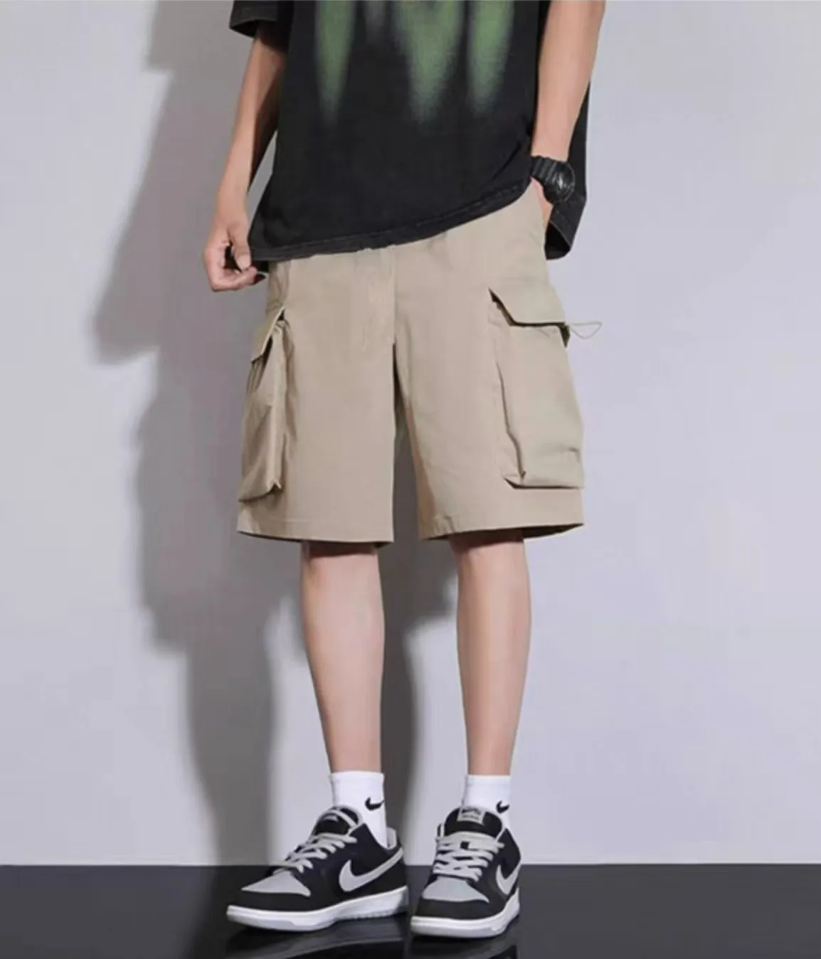 American Style Workwear Shorts Men's Summer Multi-Pocket Trendy Loose Straight Casual Five-Quarter Pants Polyester Fiber
American Style Workwear Shorts Men's Summer Multi-Pocket Trendy Loose Straight Casual Five-Quarter Pants Polyester Fiber
