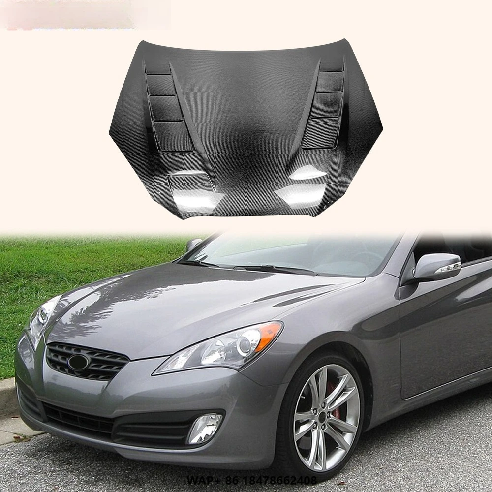 For Genesis Coupe 08-11 Only H1-Style Carbon Fiber Front Hood Bonnet
For Genesis Coupe 08-11 Only H1-Style Carbon Fiber Front Hood Bonnet