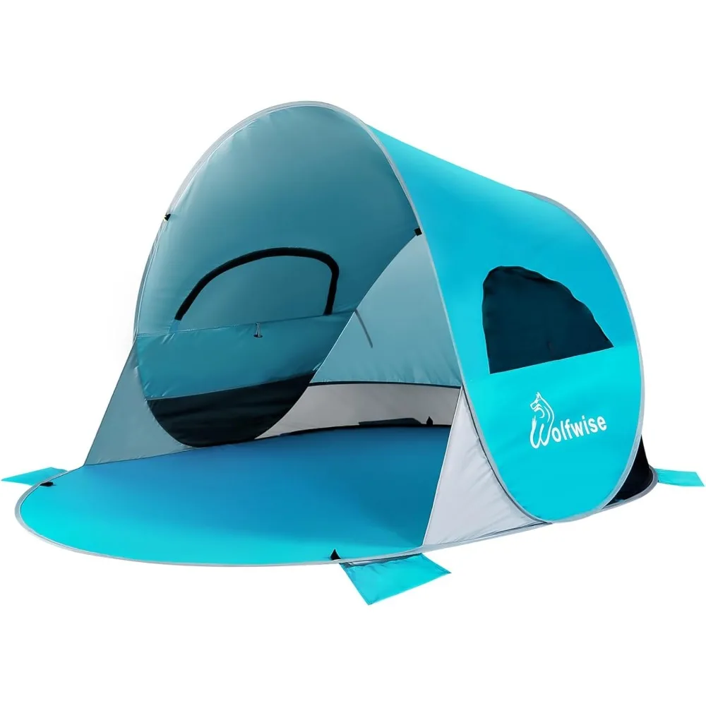 UPF 50+ Easy Pop Up 3-4 Person Beach Tent Sport Umbrella Instant Sun Shelter Tent Sun Shade Canopy
UPF 50+ Easy Pop Up 3-4 Person Beach Tent Sport Umbrella Instant Sun Shelter Tent Sun Shade Canopy