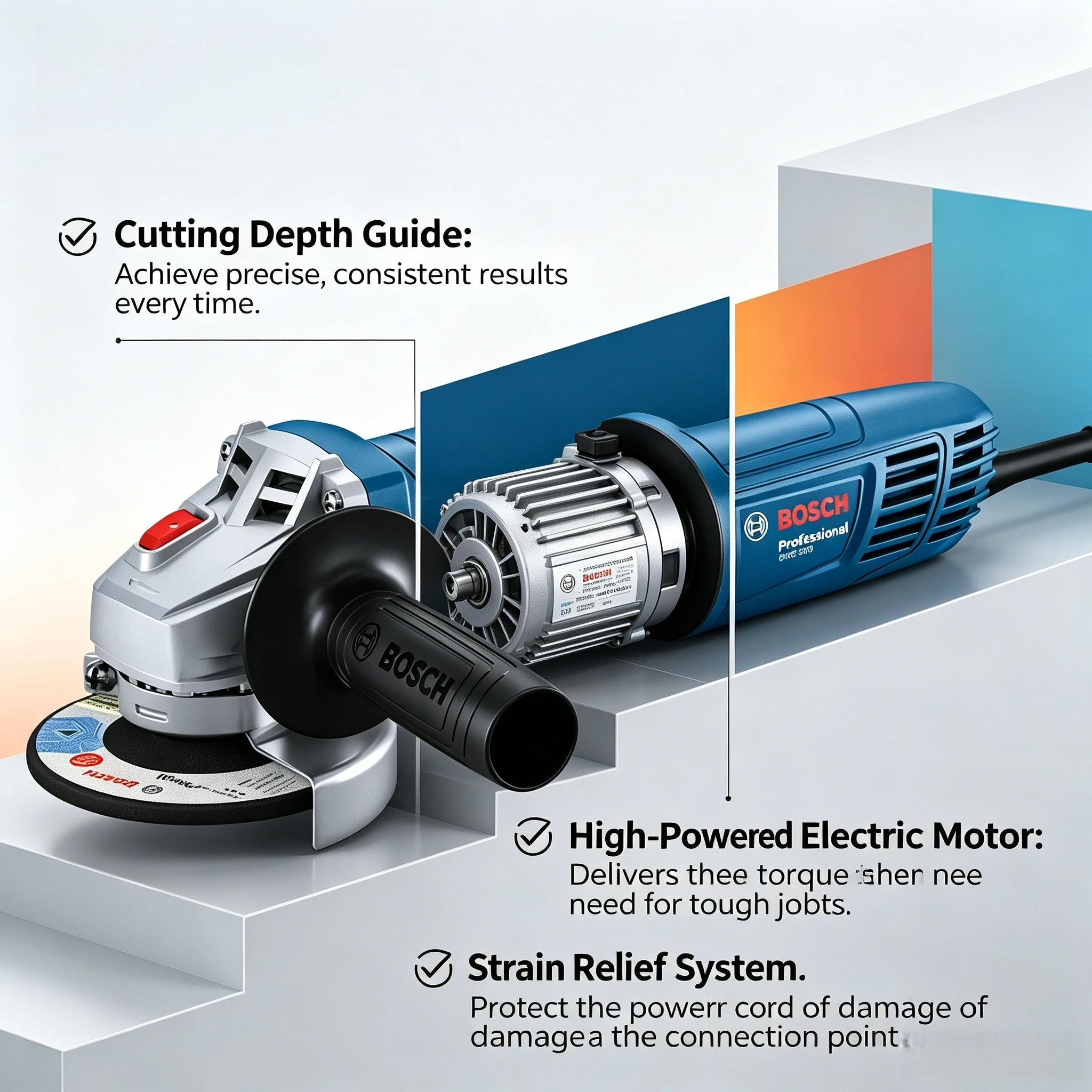 BOSCH GWS 800 Angle Grinder | 800W 12000RPM | 100mm Disc | for Metal/Stone Cutting & Grinding
BOSCH GWS 800 Angle Grinder | 800W 12000RPM | 100mm Disc | for Metal/Stone Cutting & Grinding