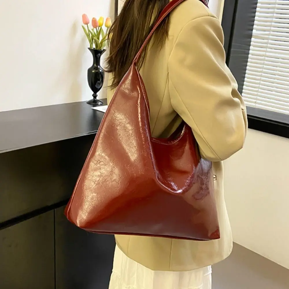 Casual Wine Red Hobo Bag korean Style Vintage Underarm Bag Single Shoulder Simple Tote Bag Commute
Casual Wine Red Hobo Bag korean Style Vintage Underarm Bag Single Shoulder Simple Tote Bag Commute