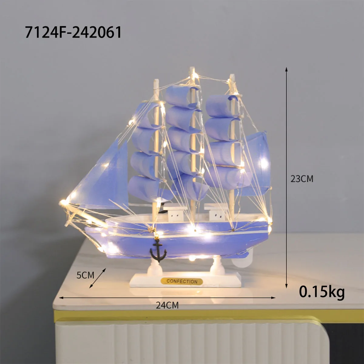 Wooden Sailboat Model Small Sailboat Ornament Ship Decor Nautical Tabletop Desktop Decoration for Home Office Ocean Theme Party
Wooden Sailboat Model Small Sailboat Ornament Ship Decor Nautical Tabletop Desktop Decoration for Home Office Ocean Theme Party