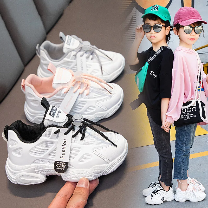 Korean Kids Sport Shoes Boys Girls Breathable Mesh Surface Solid Soft Sole Sneakers for Children Spring Summer Autumn Footwear
Korean Kids Sport Shoes Boys Girls Breathable Mesh Surface Solid Soft Sole Sneakers for Children Spring Summer Autumn Footwear