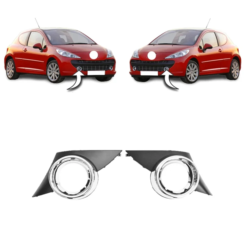AUTO Car Front Fog Lights Cover Fit For 207 Sport 2006 2007 2008 2009 Hood Frame Folights Lamp Covers
AUTO Car Front Fog Lights Cover Fit For 207 Sport 2006 2007 2008 2009 Hood Frame Folights Lamp Covers
