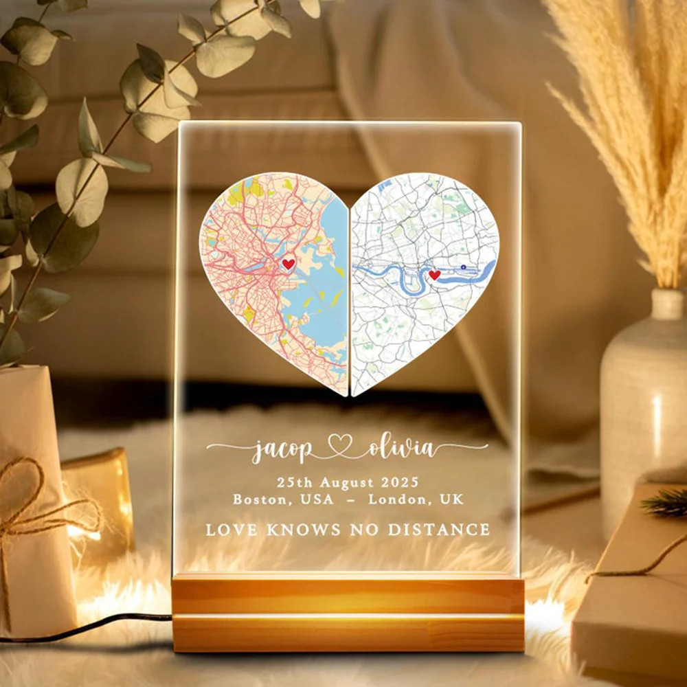 Custom Heart Map Where It Began Personalised Distance Map Acrylic Night Light For Long Distance Lovers Romantic Memorial Table
Custom Heart Map Where It Began Personalised Distance Map Acrylic Night Light For Long Distance Lovers Romantic Memorial Table