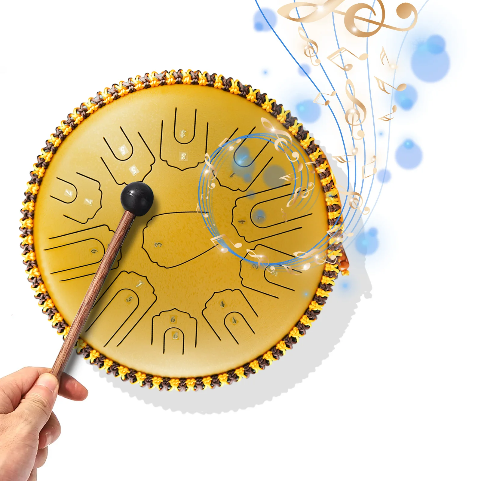 Steel Tongue Drum 15 Inch 21 Notes C Key Percussion Instrument with Drum Mallets for Meditation Yoga Handpan Drum
Steel Tongue Drum 15 Inch 21 Notes C Key Percussion Instrument with Drum Mallets for Meditation Yoga Handpan Drum