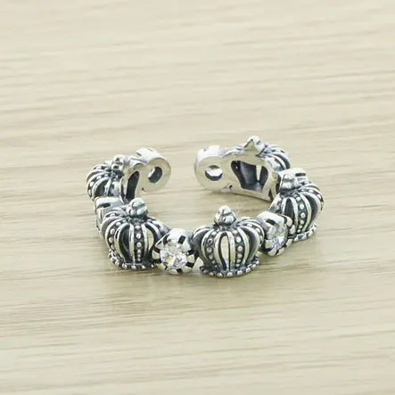 Korean version of s925 sterling silver women's ring, retro crown opening ring, light luxury and niche design, exquisite and high
Korean version of s925 sterling silver women's ring, retro crown opening ring, light luxury and niche design, exquisite and high