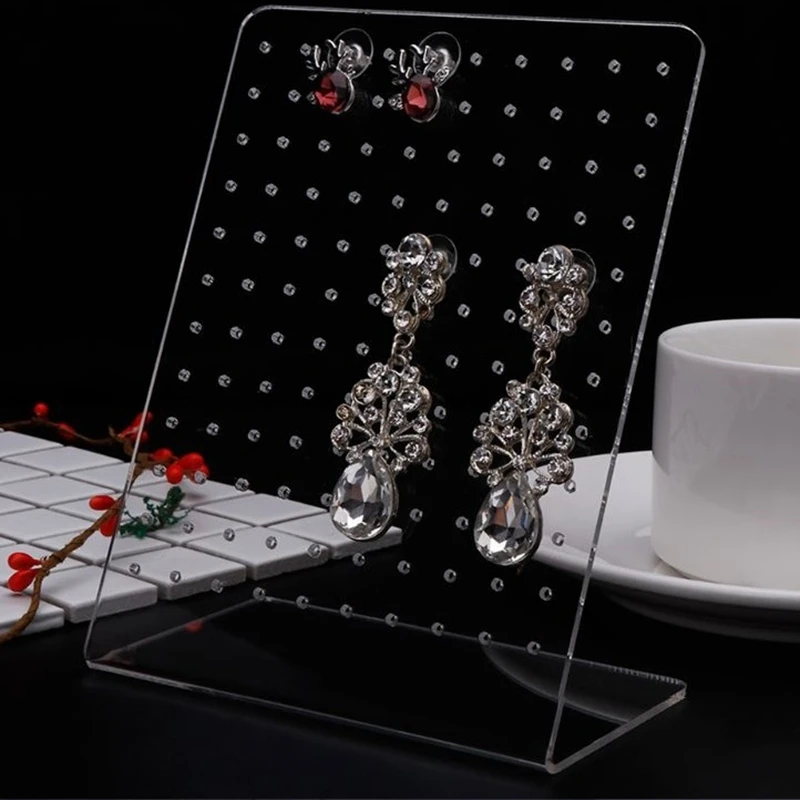 Jewelry Shelf Display Rack Stand L Shape For Ear Stud Earrings 120 Slots Holder Bracket Jewelry Storage
Jewelry Shelf Display Rack Stand L Shape For Ear Stud Earrings 120 Slots Holder Bracket Jewelry Storage