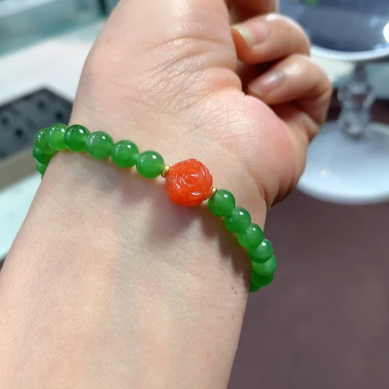 New Style Light Luxury Niche Design Hetian Jade Jasper Bracelet
New Style Light Luxury Niche Design Hetian Jade Jasper Bracelet