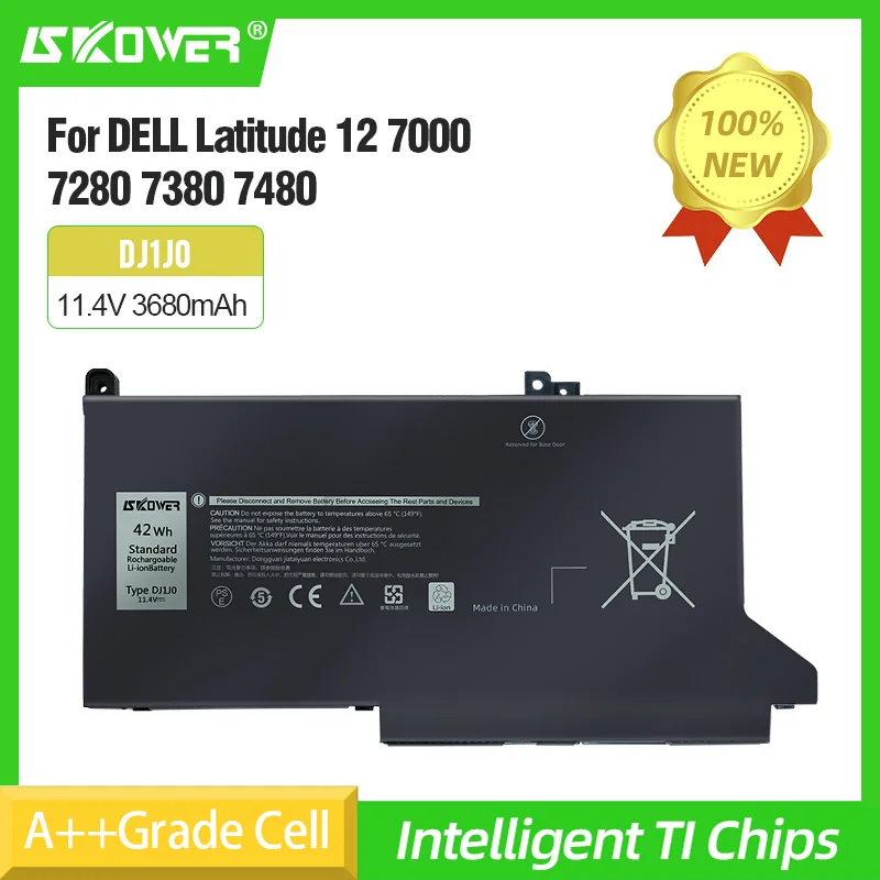 SKOWER DJ1J0 аккумуляторная батарея для ноутбука DELL Latitude 12 7000 7280 7380 7480 серии PGFX4 ONFOH
SKOWER DJ1J0 аккумуляторная батарея для ноутбука DELL Latitude 12 7000 7280 7380 7480 серии PGFX4 ONFOH