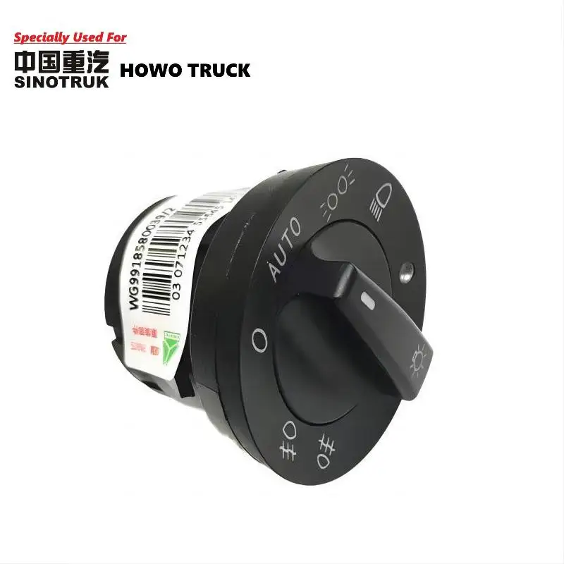HOWO T7H Truck Original Quality Rotating Light Switch (AUTO) WG9918580039 Head Lamp Switch Headlight Switch Front Lamp Switch
HOWO T7H Truck Original Quality Rotating Light Switch (AUTO) WG9918580039 Head Lamp Switch Headlight Switch Front Lamp Switch