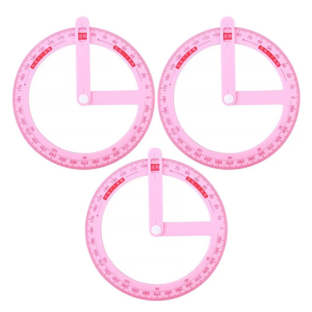3 Pcs ABS Round Protractor School Supplies 360 Degree Angle Tool Teaching Aids Practical Gifts Students Teachers
3 Pcs ABS Round Protractor School Supplies 360 Degree Angle Tool Teaching Aids Practical Gifts Students Teachers
