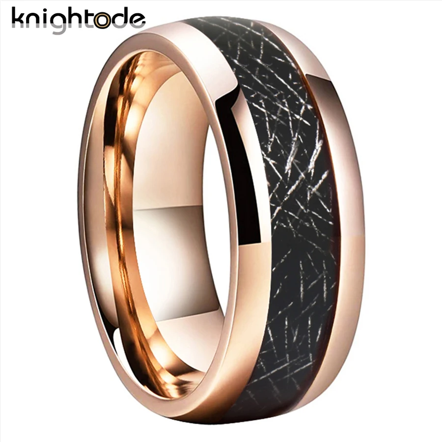 6mm 8mm Tungsten Carbide Annivery Ring For Men Women Wedding Band Black Meteorite Dome High Polished Comfort Fit
6mm 8mm Tungsten Carbide Annivery Ring For Men Women Wedding Band Black Meteorite Dome High Polished Comfort Fit