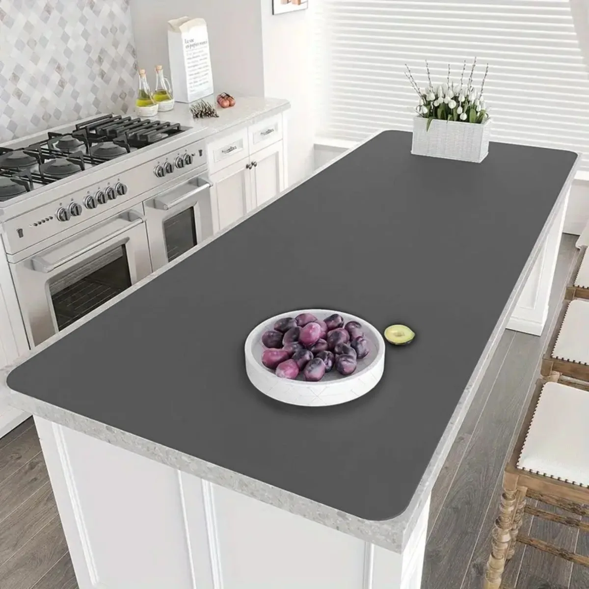 Silicone Table Protector Heat Resistant Waterproof Non Slip Kitchen Counter Mat Large Desk Pad Heat Proof Cover
Silicone Table Protector Heat Resistant Waterproof Non Slip Kitchen Counter Mat Large Desk Pad Heat Proof Cover