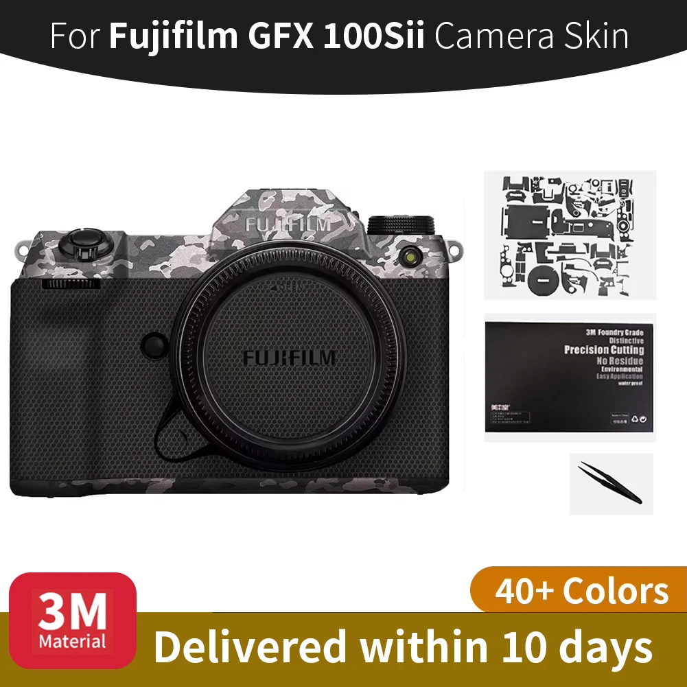 For Fujifilm GFX 100Sii Skin,Fujifilm GFX 100S II Camera Sticker,Scratch-resistant protective film, full coverage protection
For Fujifilm GFX 100Sii Skin,Fujifilm GFX 100S II Camera Sticker,Scratch-resistant protective film, full coverage protection