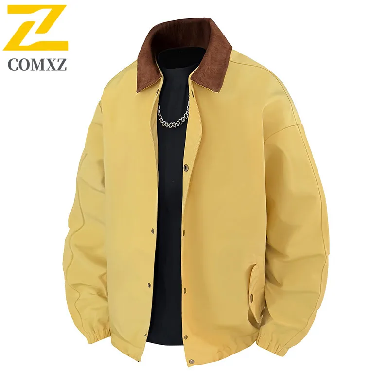 Spring and Autumn New Men's Casual Jacket 2025 Trendy Versatile Skin Friendly Breathable Loose Street Jacket Teen Lapel Jacket
Spring and Autumn New Men's Casual Jacket 2025 Trendy Versatile Skin Friendly Breathable Loose Street Jacket Teen Lapel Jacket