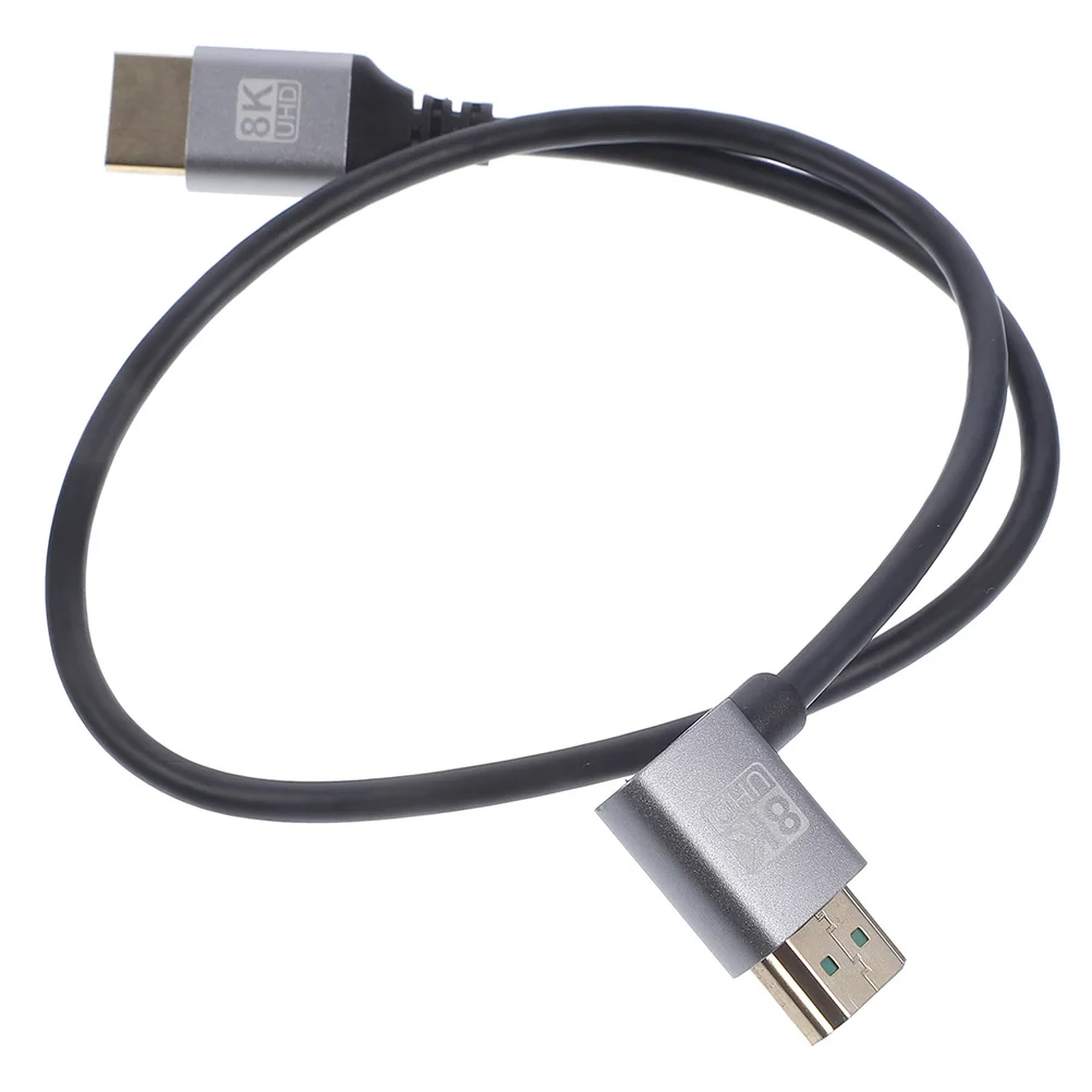 8K Male To Male 0.5M Short Video Cable 48Gbps For Computer Monitor Console Up Bend Aluminum Alloy Display Connector Cord
8K Male To Male 0.5M Short Video Cable 48Gbps For Computer Monitor Console Up Bend Aluminum Alloy Display Connector Cord