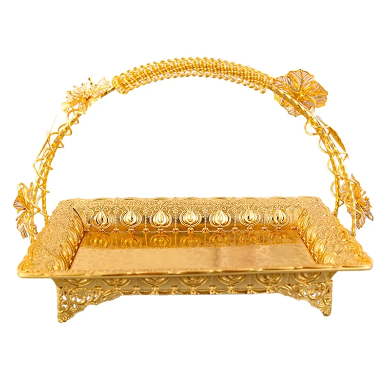 Fruit Snack Basket European Classic Style Gold Metal Single Layer Multipurpose Snack Basket For Living Room Gift Table
Fruit Snack Basket European Classic Style Gold Metal Single Layer Multipurpose Snack Basket For Living Room Gift Table