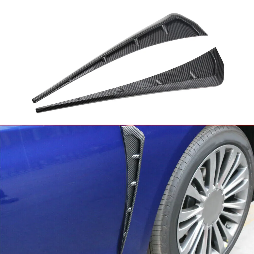 2pcs Universal Car Side Fender Air Outlet Vent Wing Cover Trim Gills Stickers Carbon Fiber Gloss Black Decorative Accessories
2pcs Universal Car Side Fender Air Outlet Vent Wing Cover Trim Gills Stickers Carbon Fiber Gloss Black Decorative Accessories