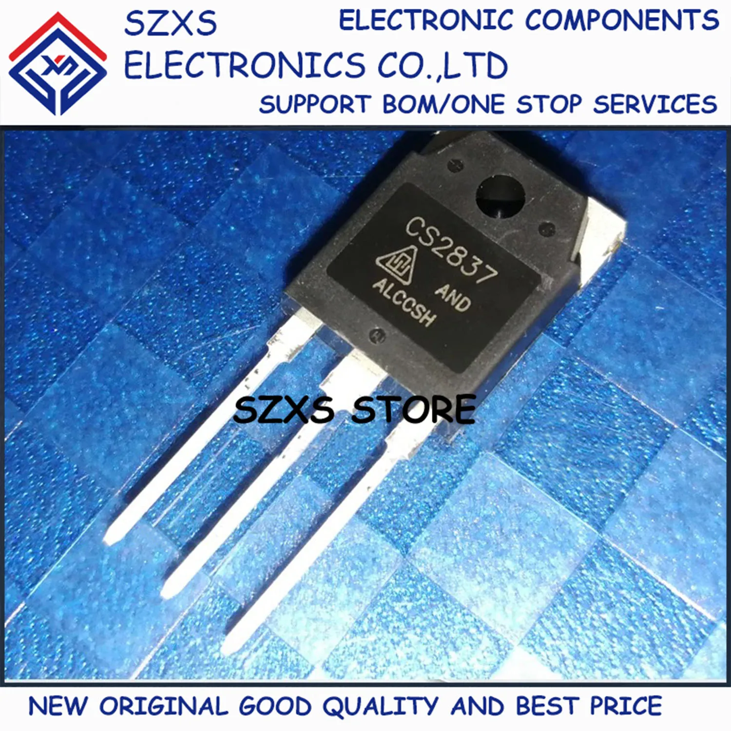 New Original 10Pcs CS2837 CS2837AND TO-3P 20A 500V MOSFET Field Effect Transistor In Stock Electronic Components Good Quality
New Original 10Pcs CS2837 CS2837AND TO-3P 20A 500V MOSFET Field Effect Transistor In Stock Electronic Components Good Quality