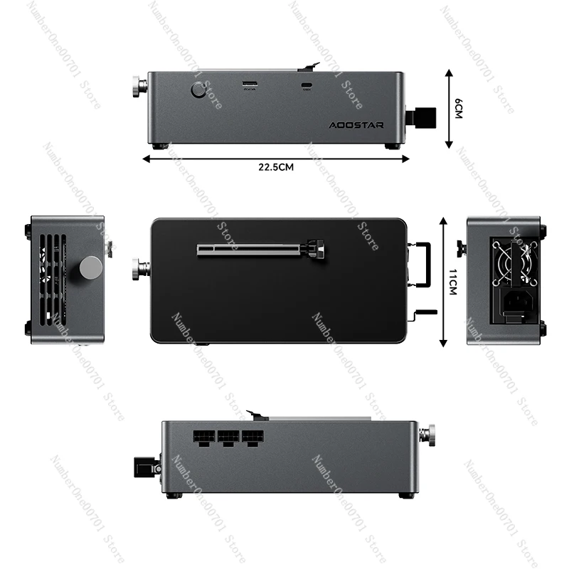Графическая док-станция AG01 — USB4/OCuLink 100 Вт PD + встроенный блок питания 800 Вт для внешнего графического процессора и обратной доставки
Графическая док-станция AG01 — USB4/OCuLink 100 Вт PD + встроенный блок питания 800 Вт для внешнего графического процессора и обратной доставки