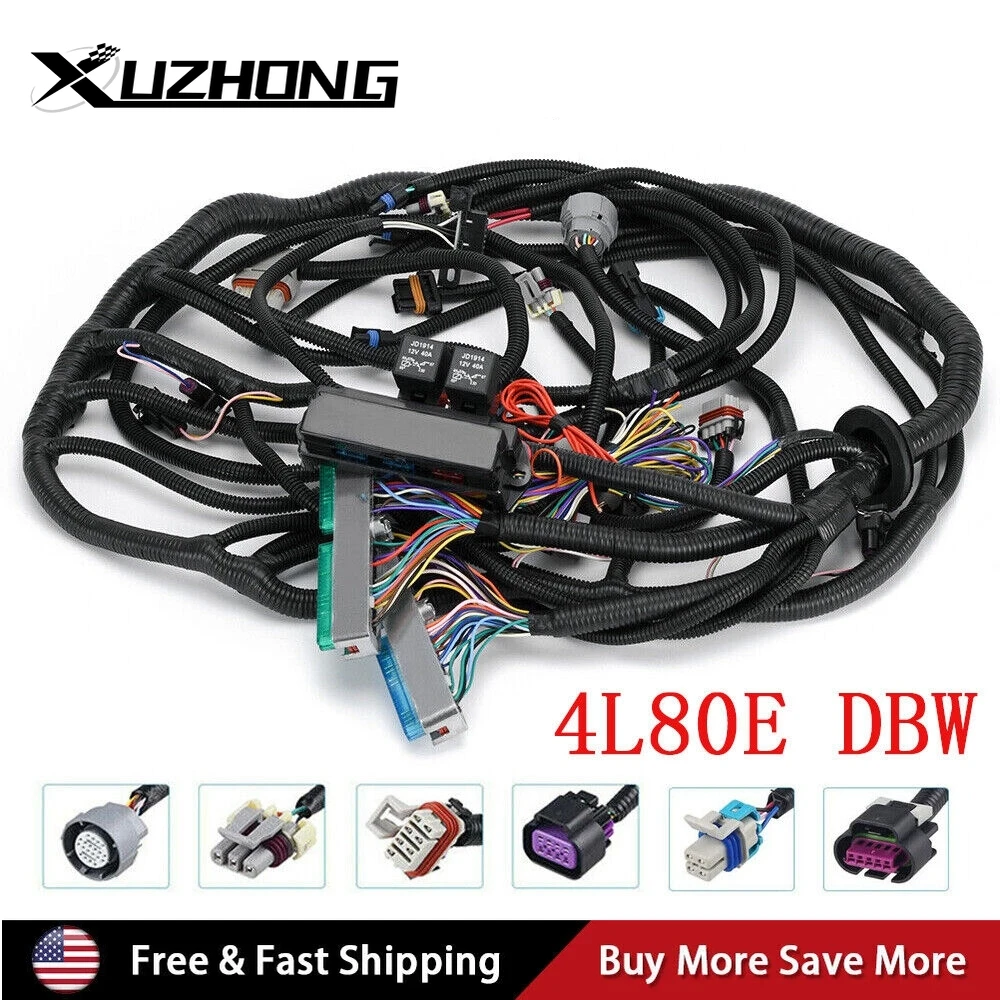 03-07 LS LS3 Vortec Stand alone Wire Harness Drive by wire 4L80E 4.8 5.3 6.0 DBW
03-07 LS LS3 Vortec Stand alone Wire Harness Drive by wire 4L80E 4.8 5.3 6.0 DBW