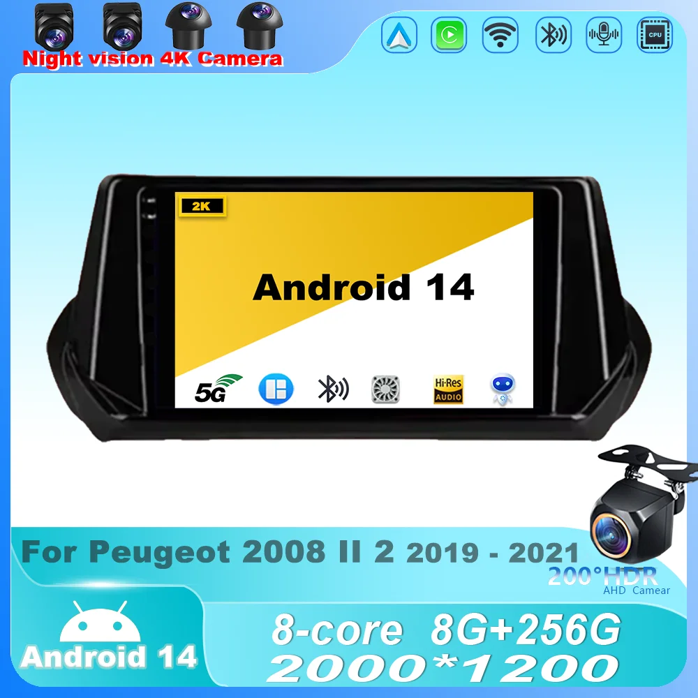 Автомобильный радиоприемник для Peugeot 2008 II 2 2019-2021 Android 14 Мультимедийный плеер Стерео-навигация GPS Беспроводной Carplay HDR Экран 4G BT
Автомобильный радиоприемник для Peugeot 2008 II 2 2019-2021 Android 14 Мультимедийный плеер Стерео-навигация GPS Беспроводной Carplay HDR Экран 4G BT