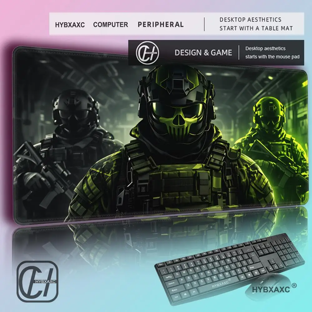 HYBXAXC Large MousePad Tactical Soldier Design Non-Slip deskpad gaming accessories Stitched Edges for Home game for fps gamer
HYBXAXC Large MousePad Tactical Soldier Design Non-Slip deskpad gaming accessories Stitched Edges for Home game for fps gamer