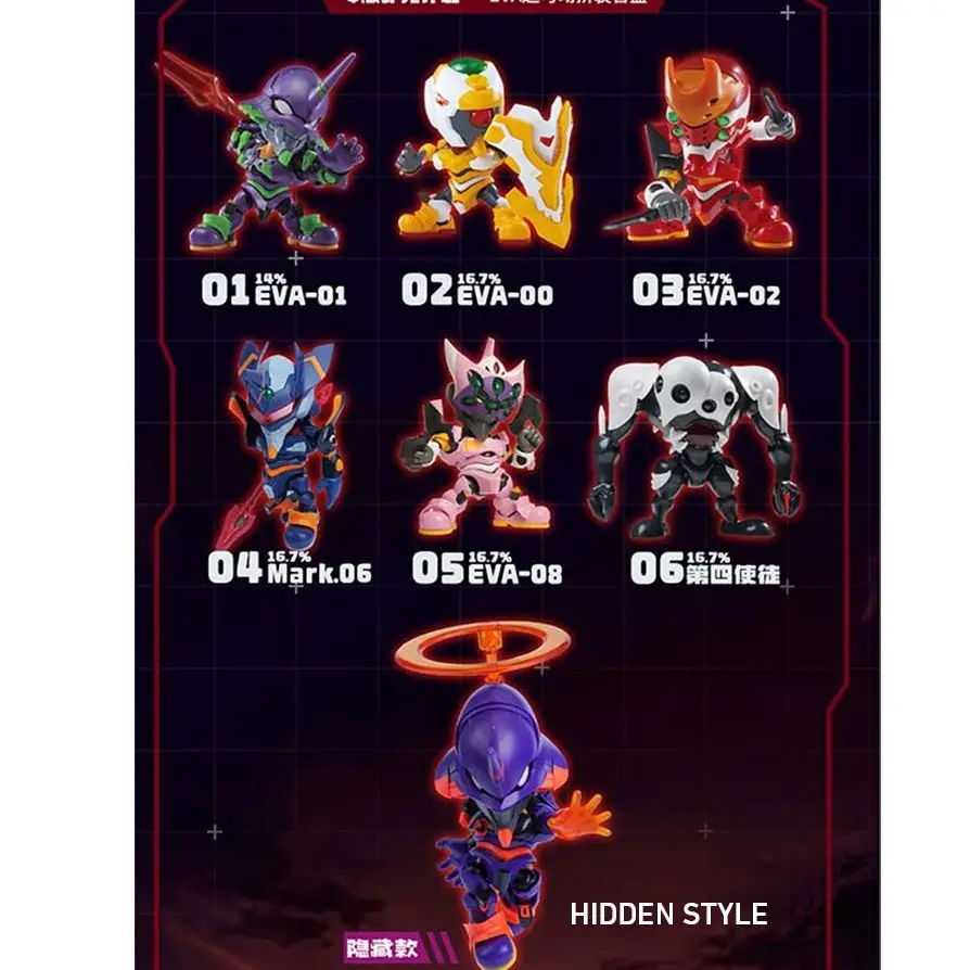 HIPLAY SOSKILL × Neon Genesis Evangelus Super Articulatable Assembly Set Box Blind Box Figure
HIPLAY SOSKILL × Neon Genesis Evangelus Super Articulatable Assembly Set Box Blind Box Figure
