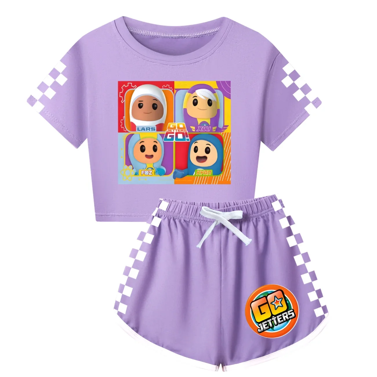 Video Go Jetters Clothing Set Kids 2025 Summer Outfits Baby Girls Short Sleeve TShirt +shorts 2pcs Suit Junior Boys Pyjama Sets
Video Go Jetters Clothing Set Kids 2025 Summer Outfits Baby Girls Short Sleeve TShirt +shorts 2pcs Suit Junior Boys Pyjama Sets
