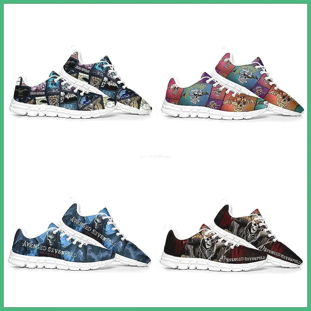 Avenged Sevenfold A7X Custom Sneakers, Unisex Casual Sports Shoes for Men Women Teens, High Quality White Couple Shoes
Avenged Sevenfold A7X Custom Sneakers, Unisex Casual Sports Shoes for Men Women Teens, High Quality White Couple Shoes