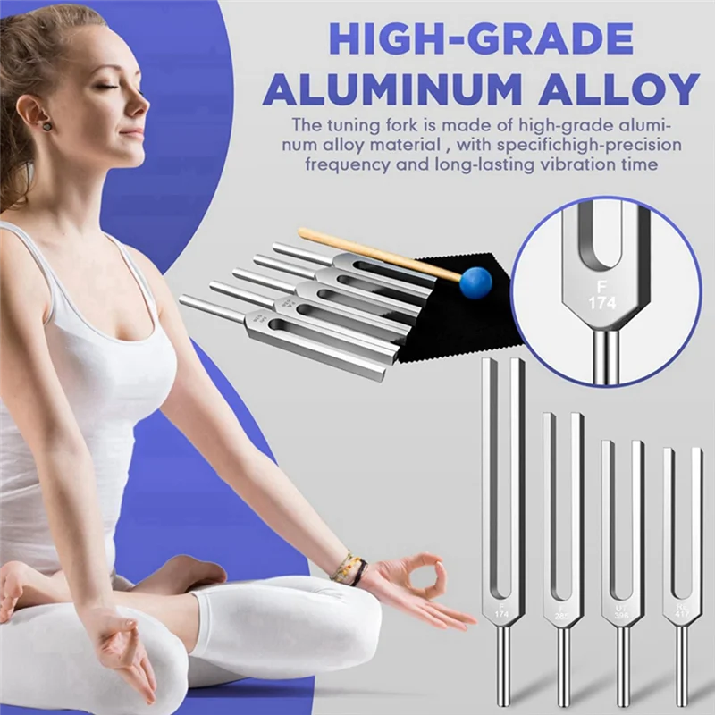 Drumsticks 9 Silver Tuning Forks For Healing Chakras, Sound Therapy, Maintaining Perfect Harmony Of Body, Mind And Spirit
Drumsticks 9 Silver Tuning Forks For Healing Chakras, Sound Therapy, Maintaining Perfect Harmony Of Body, Mind And Spirit