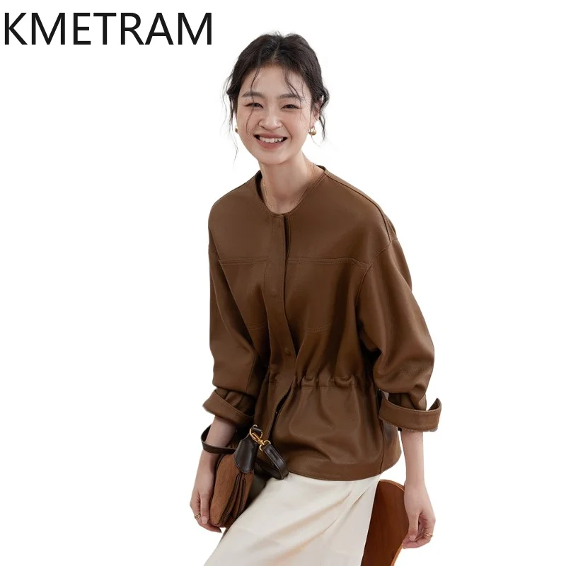 KMETRAM Real Italy Sheepskin Leather Jacket Woman Stylish Short Coat Autumn Genuine Leather Jackets Women Clothing 2026 jaqueta
KMETRAM Real Italy Sheepskin Leather Jacket Woman Stylish Short Coat Autumn Genuine Leather Jackets Women Clothing 2026 jaqueta