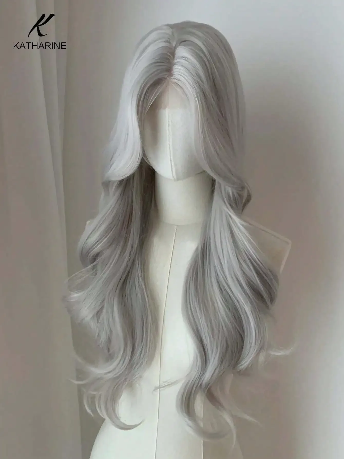 KATHARINE (Excluding Accessories)26 Inches Long U Part Lace Synthetic Heat-Resistant Hairpiece In Wavy Green Wig, Made From Fiber, Suitable For Daily Use Halloween Party
KATHARINE (Excluding Accessories)26 Inches Long U Part Lace Synthetic Heat-Resistant Hairpiece In Wavy Green Wig, Made From Fiber, Suitable For Daily Use Halloween Party