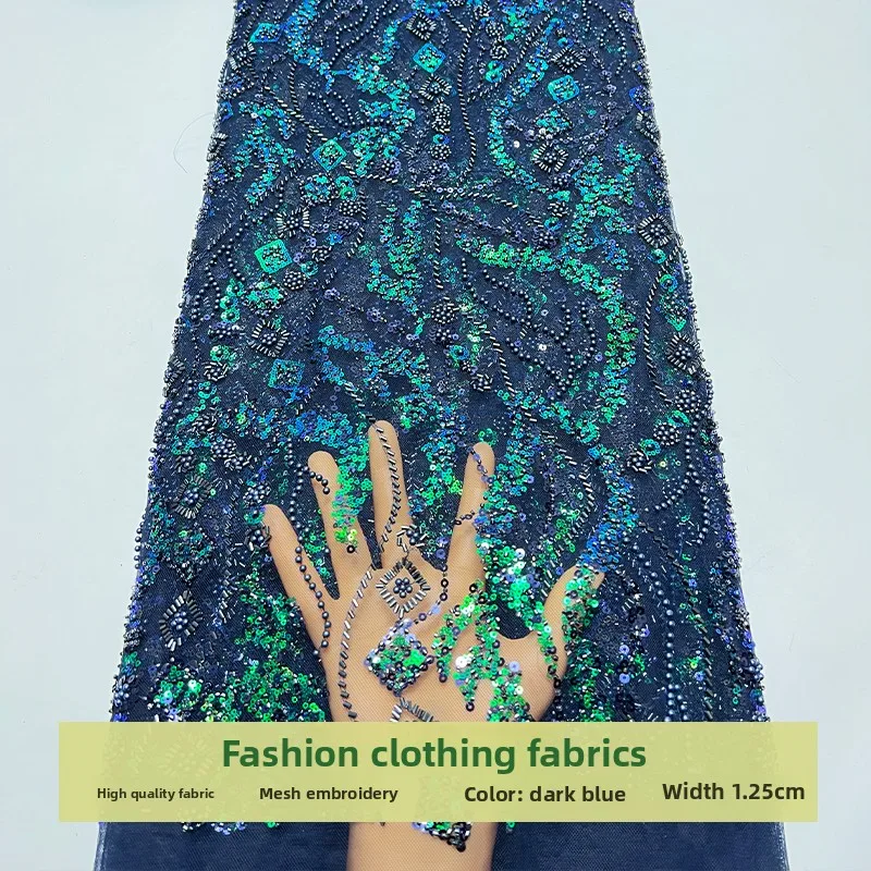 Mesh Bead Tube Sequins Embroidery Fabric for Diamond Flower Wedding Dress Clothing Diy Cloth By The Yard Sewing Material
Mesh Bead Tube Sequins Embroidery Fabric for Diamond Flower Wedding Dress Clothing Diy Cloth By The Yard Sewing Material