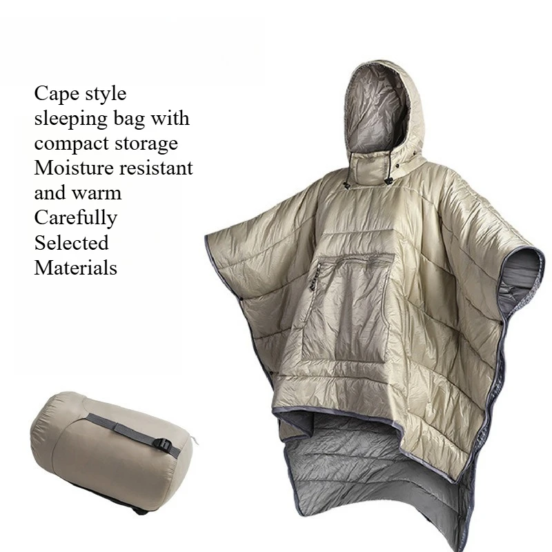 Multi Functional Wearable Cape, Cloak, Sleeping Bag, Travel Mountaineering, Adult Outdoor Camping, Down Cotton, Machine Washable
Multi Functional Wearable Cape, Cloak, Sleeping Bag, Travel Mountaineering, Adult Outdoor Camping, Down Cotton, Machine Washable