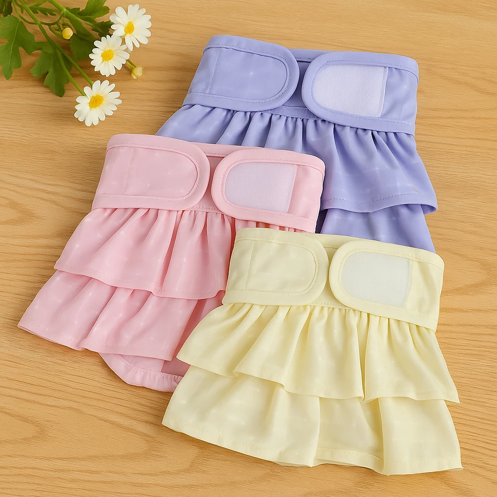 1pc Reusable Dog Diapers Female Washable Premium Doggie Diaper PU Fabric Easy To Clean Highly Absorbent Small Dog Diaper
1pc Reusable Dog Diapers Female Washable Premium Doggie Diaper PU Fabric Easy To Clean Highly Absorbent Small Dog Diaper