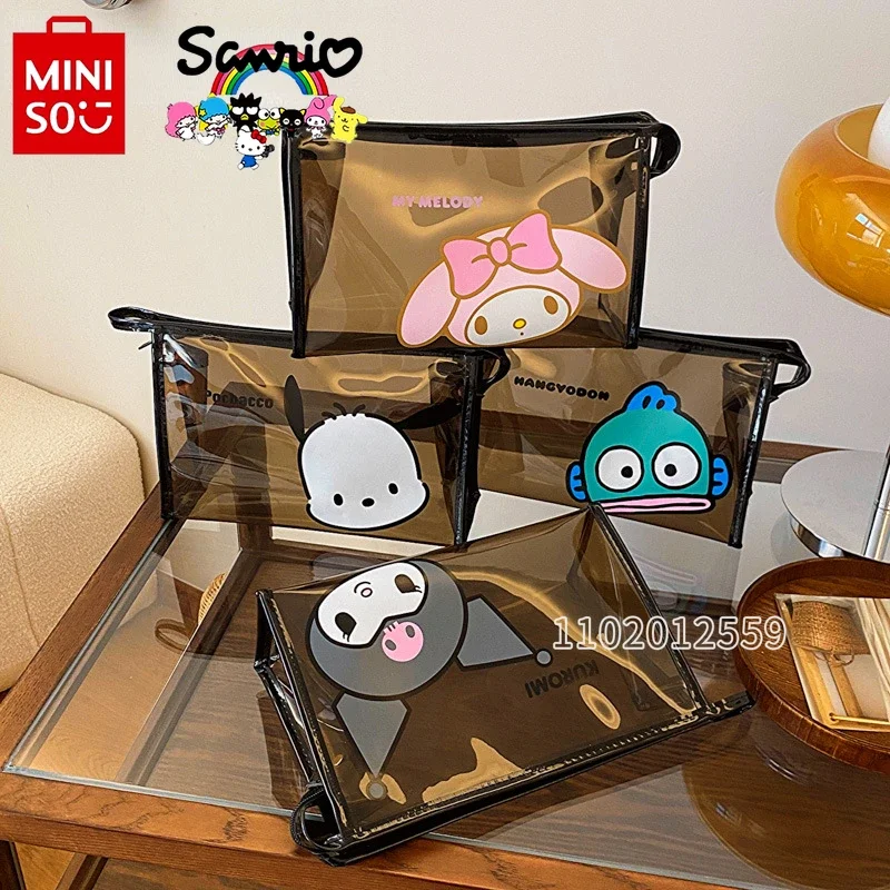 Sanrio Kuromi New Transparent Cosmetic Bag Luxury Brand Original Ladies Cosmetic Bag Cartoon Cute Fashion Toiletries Storage Bag
Sanrio Kuromi New Transparent Cosmetic Bag Luxury Brand Original Ladies Cosmetic Bag Cartoon Cute Fashion Toiletries Storage Bag