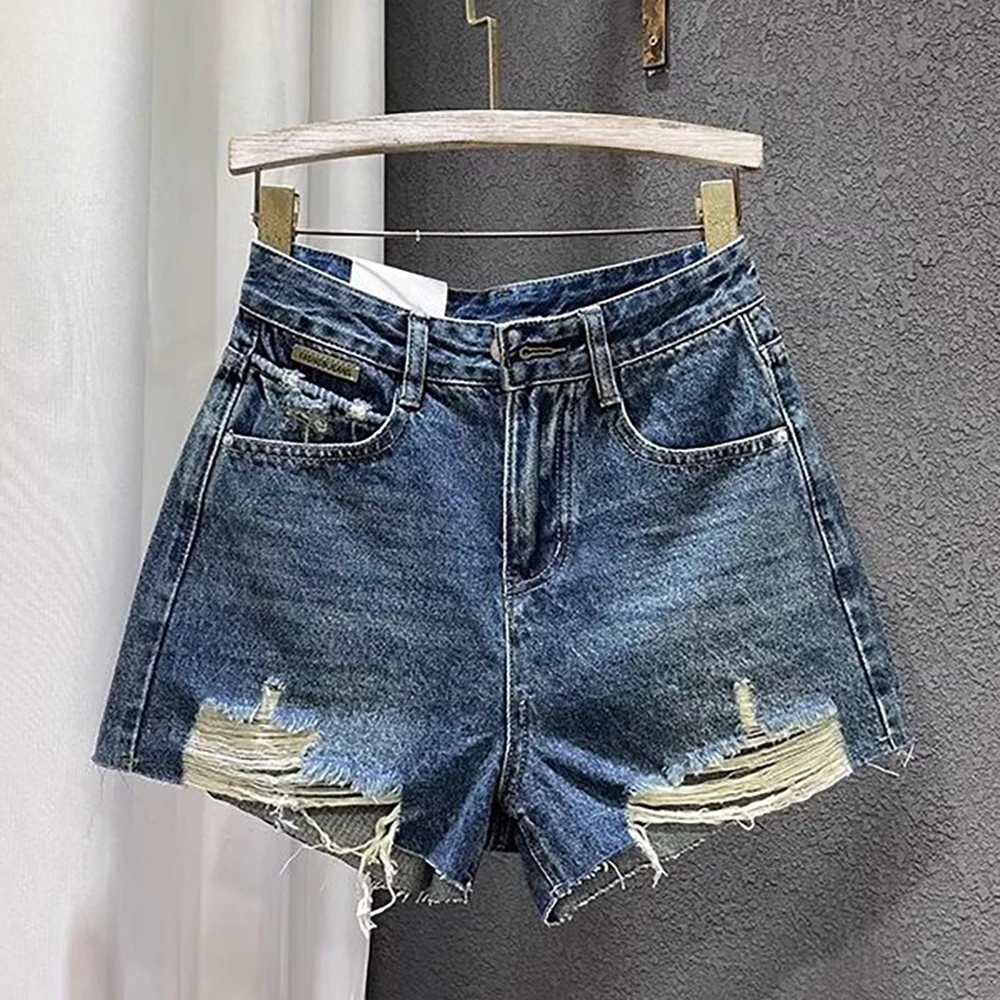 Denim Shorts for Women Summer Casual Tassel Ripped Shorts 2026 New Fashion High Waist Denim Jeans Y2K Hot Pants Streetwear
Denim Shorts for Women Summer Casual Tassel Ripped Shorts 2026 New Fashion High Waist Denim Jeans Y2K Hot Pants Streetwear