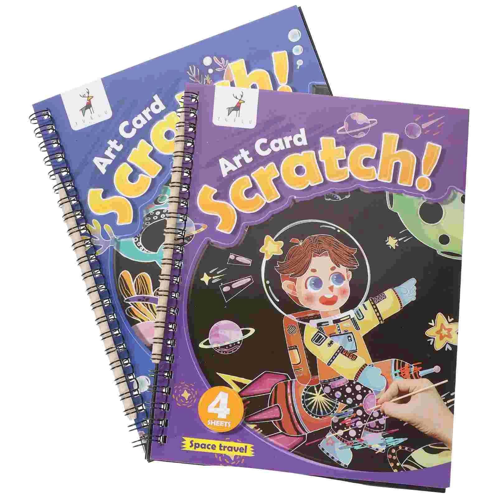 2 Sets Scratch Paper Book Child Children’s Toys Childrens Puzzle 208X163X13CM Drawing Cards
2 Sets Scratch Paper Book Child Children’s Toys Childrens Puzzle 208X163X13CM Drawing Cards