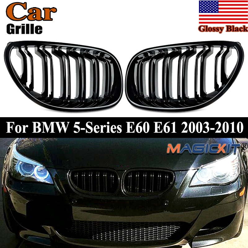 SAIQINGSP Double Slat Car Front Bumper Grille Kidney Racing Grill For BMW E60 E61 M5 5 Series 2003 2004 2005 2006 2007 2008 2009 2010
SAIQINGSP Double Slat Car Front Bumper Grille Kidney Racing Grill For BMW E60 E61 M5 5 Series 2003 2004 2005 2006 2007 2008 2009 2010