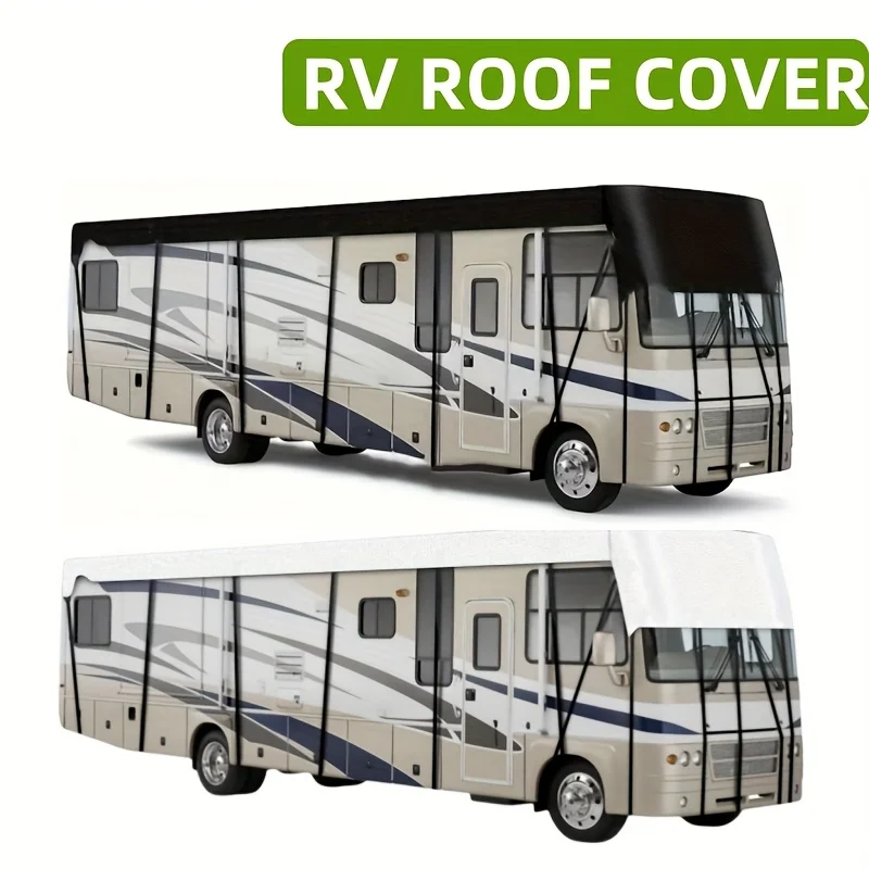 1pc of Robust RV Roof Cover Designed for Motorhomes, Travel Trailers, Caravans, And Buses, Offering UV And Sun Protection, Suitable for Rvs Measuring Between 5 to 12 Meters Or 16 to 40 Feet, Including RV Awnings And Additions
1pc of Robust RV Roof Cover Designed for Motorhomes, Travel Trailers, Caravans, And Buses, Offering UV And Sun Protection, Suitable for Rvs Measuring Between 5 to 12 Meters Or 16 to 40 Feet, Including RV Awnings And Additions