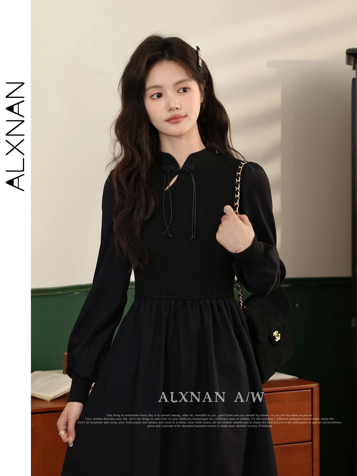 ALXNAN New Chinese Style Knitted Dress for Women 2024 Fall Winter Long Sleeve Elegant Dresses Clothing Sold Separately LXN32833
ALXNAN New Chinese Style Knitted Dress for Women 2024 Fall Winter Long Sleeve Elegant Dresses Clothing Sold Separately LXN32833